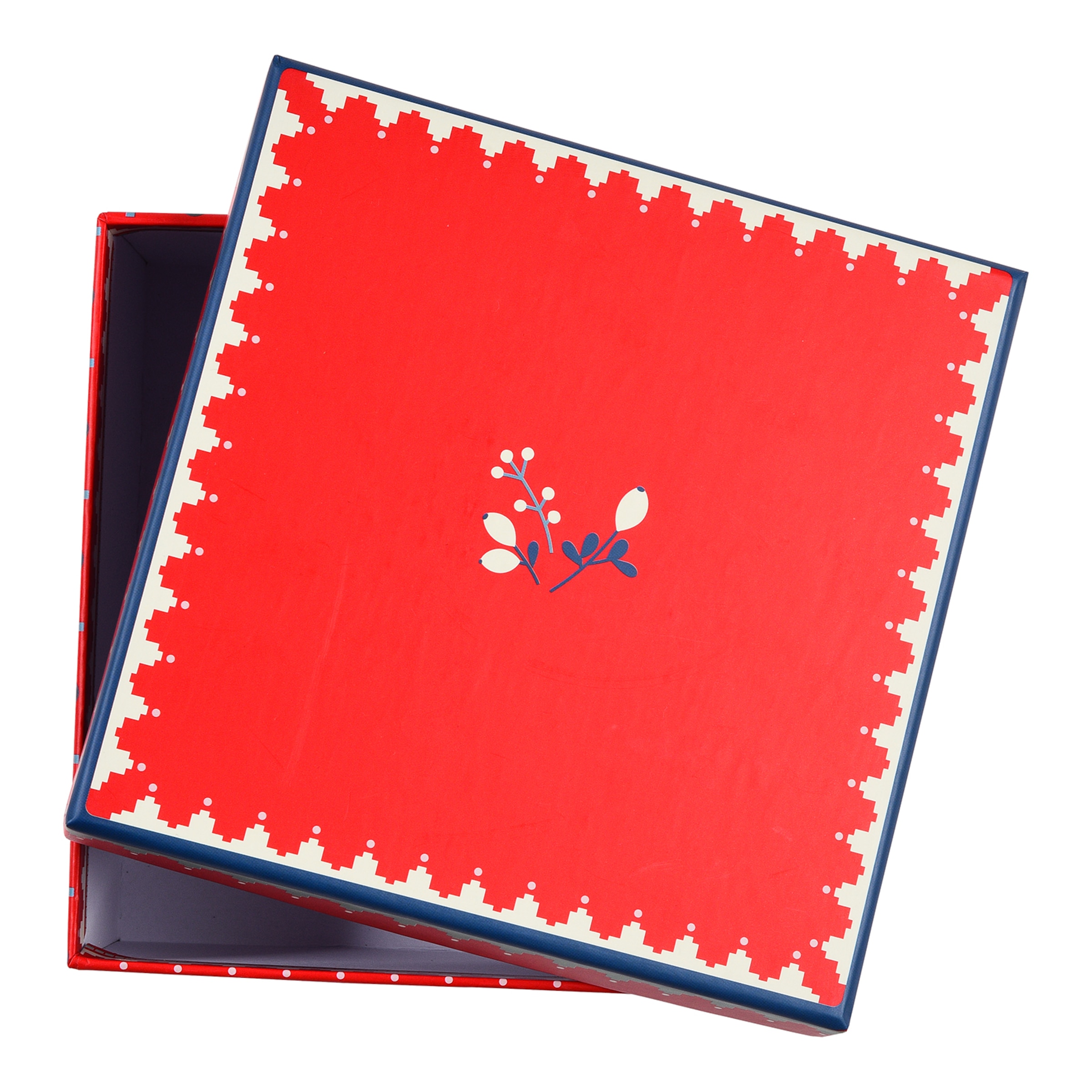 rot, B 17 x H 8 x T 17 cm