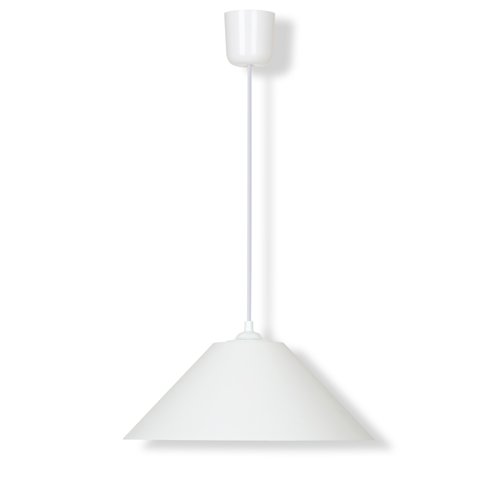 Pendelleuchte - weiß - Kunststoff - Ø 31 cm