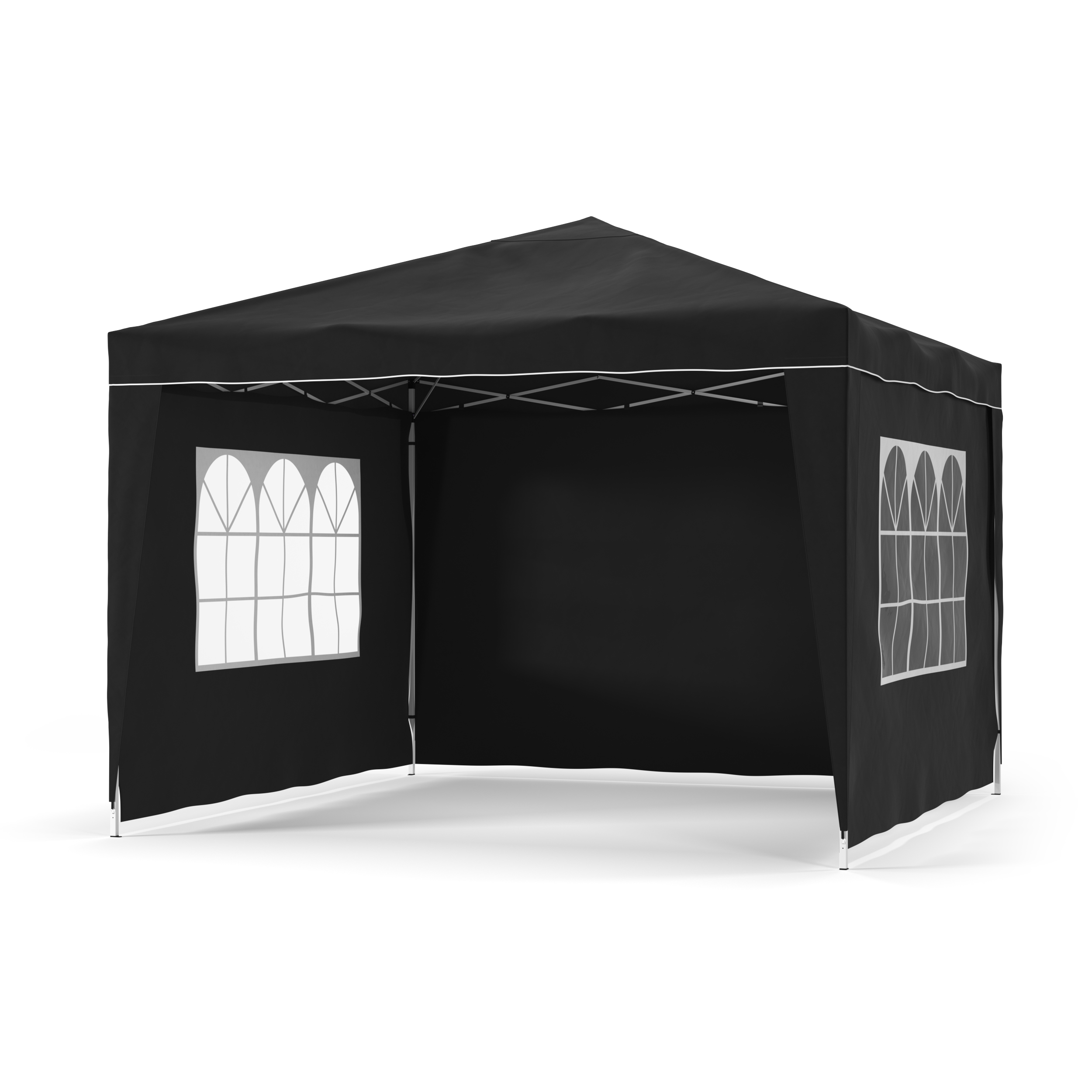 Seitenwände für Faltpavillon MELODY schwarz 4 Stk.