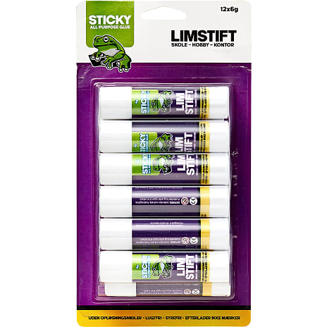 Limstift 6g - 12 stk.