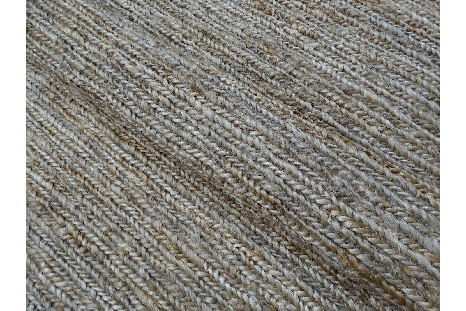 Dhaka løper 70x200 cm 70x200cm naturfarge jute håndvevet
