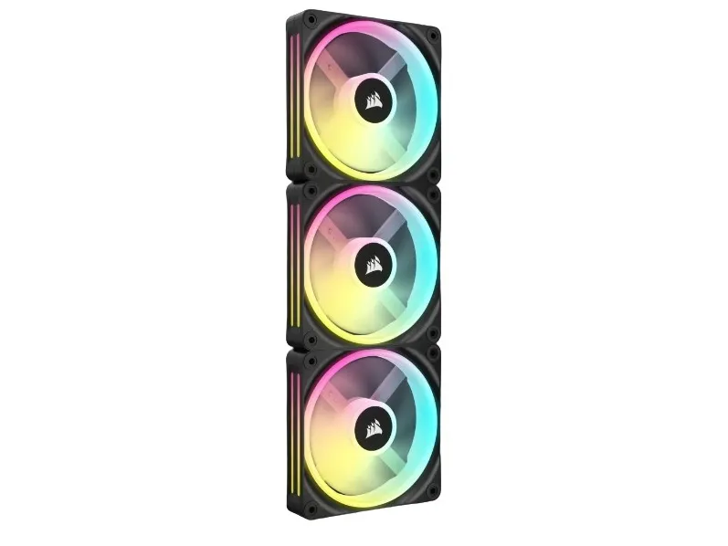 CORSAIR | iCUE LINK QX120 RGB - Indsats med blæser - 120 mm - sort (pakke med 3)