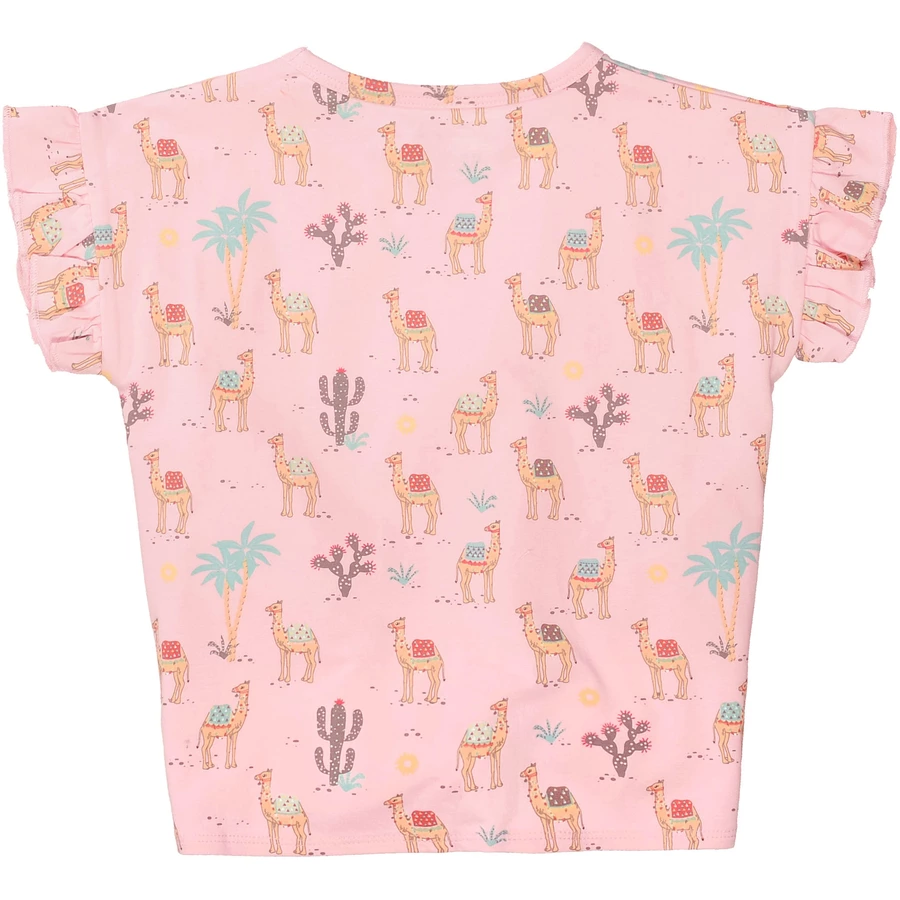 Staccato T-Shirt rose gemustert