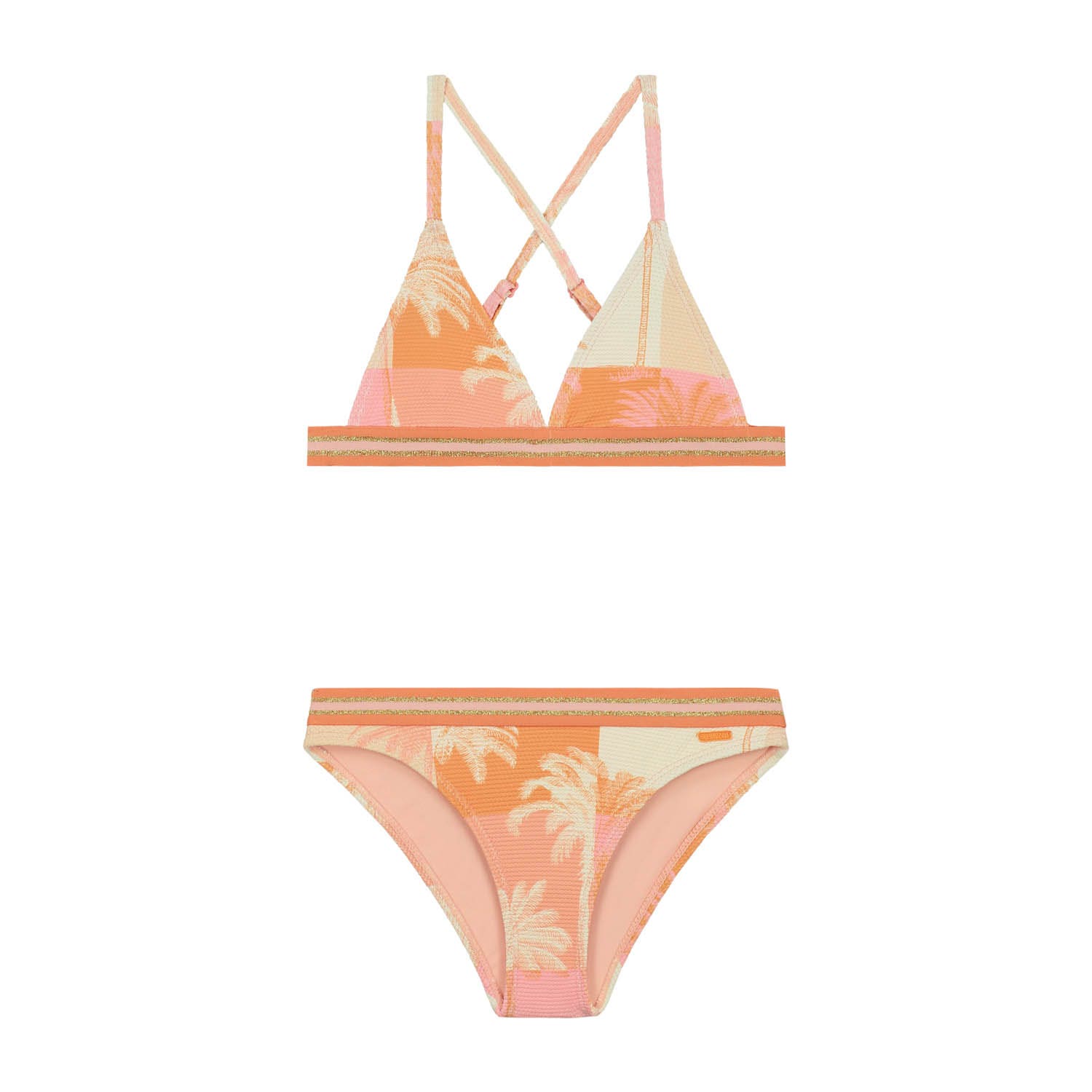 Shiwi  Girls Luna Bikini Set Block Palm