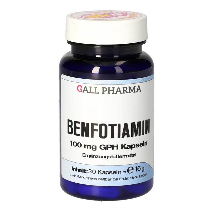 Benfotiamin 100 mg GPH Kapseln vet. (für Tiere), 30 St