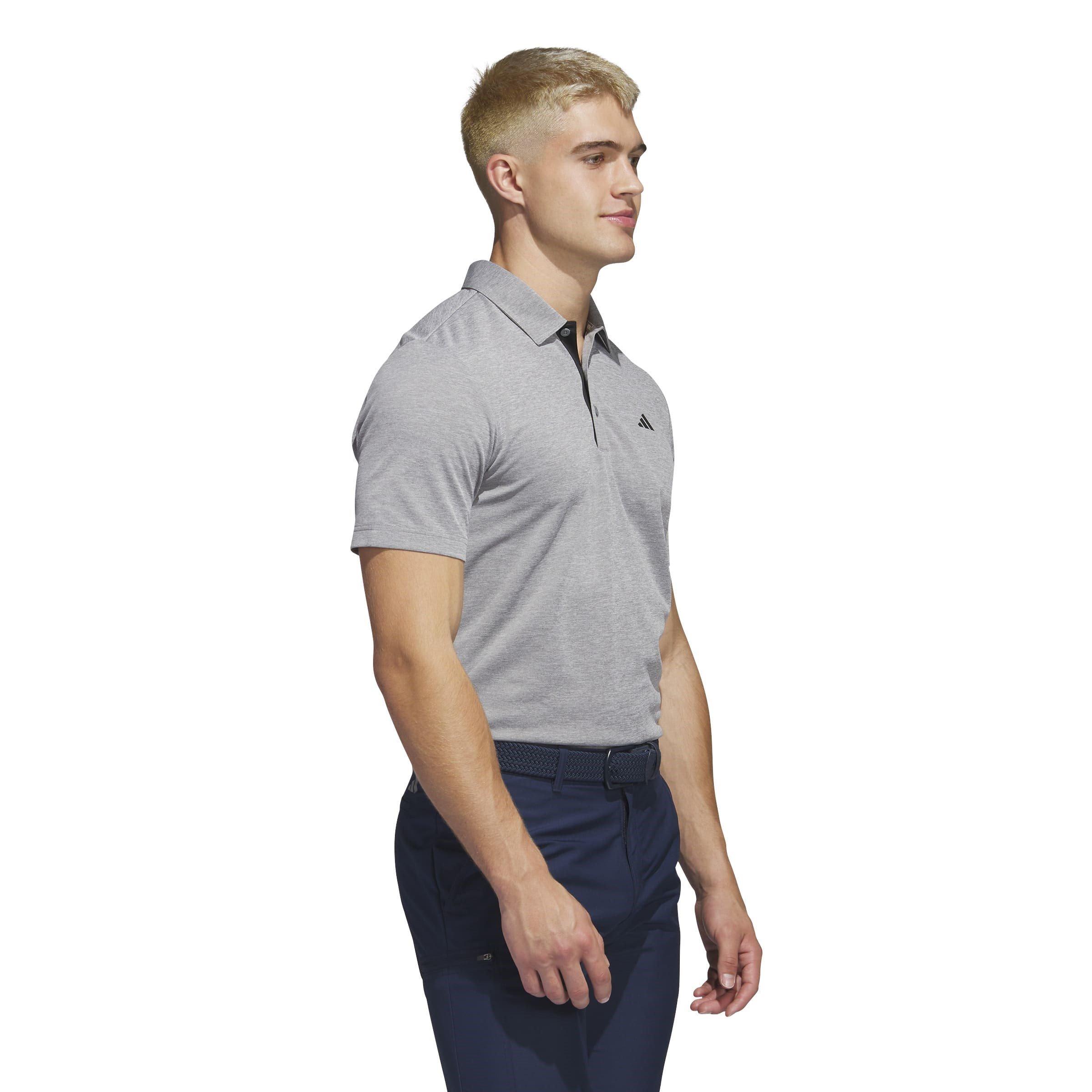 adidas Heather Polo Shirt Mens