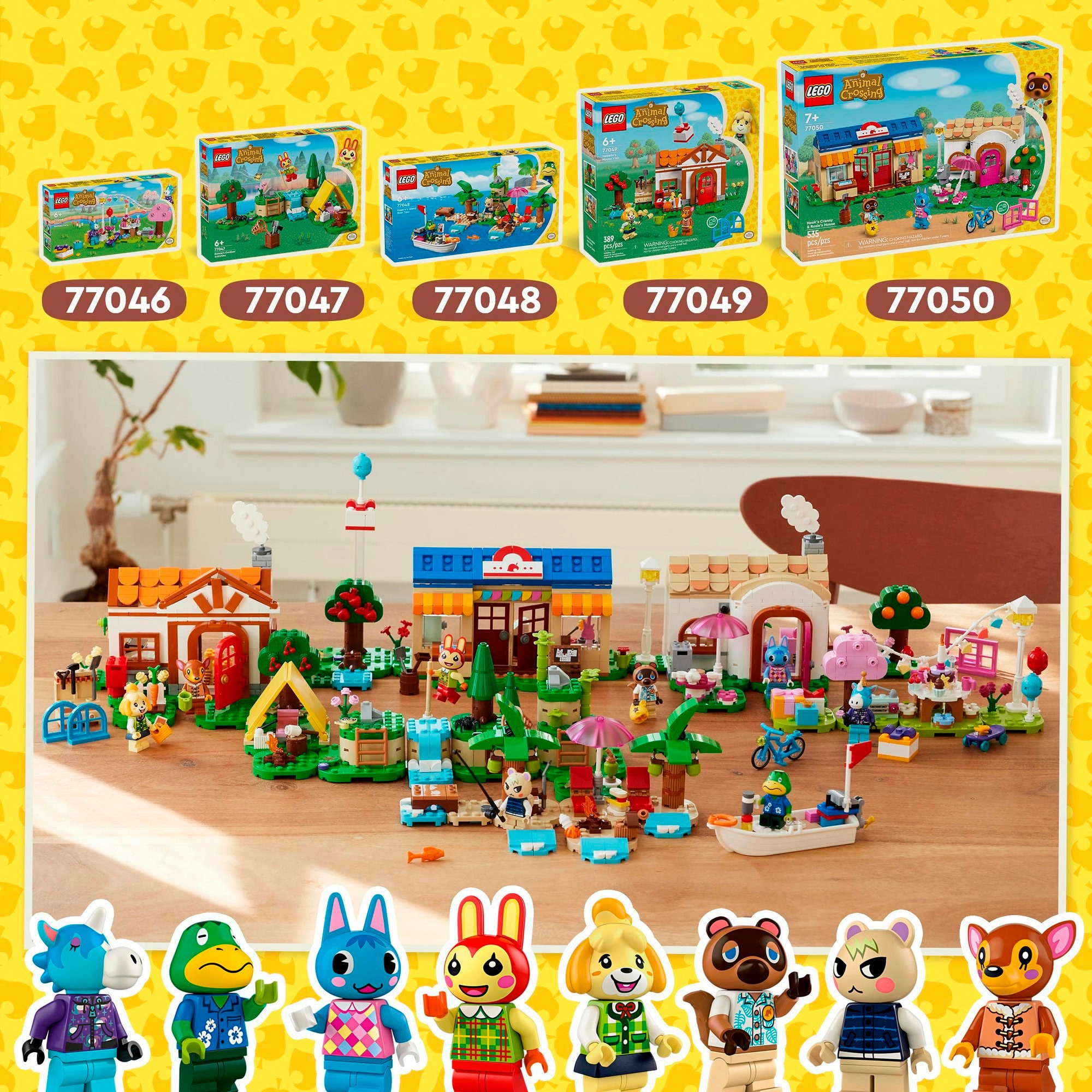 LEGO Konstruktionsspielzeug Animal Crossing Besuch von Melinda
