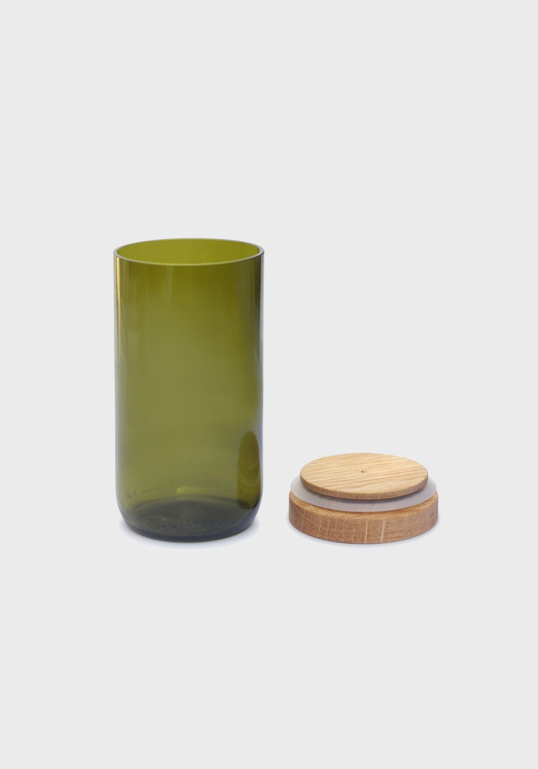 Side by Side Vorratsglas 450ml Grünglas