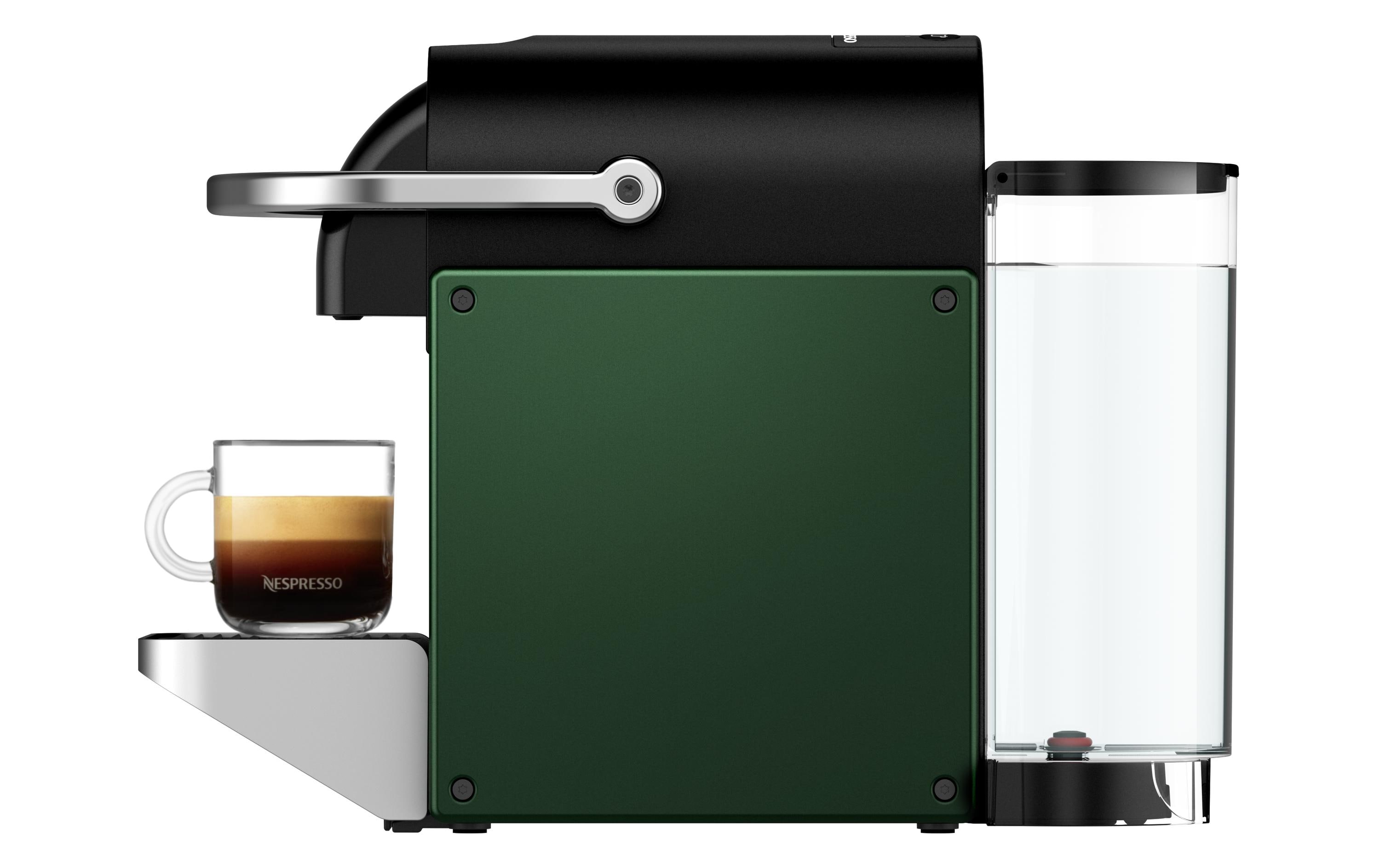 Kaffeemaschine Nespresso Pixie XN3063CH Dunkelgrün<br>Elegante Kapselmaschine