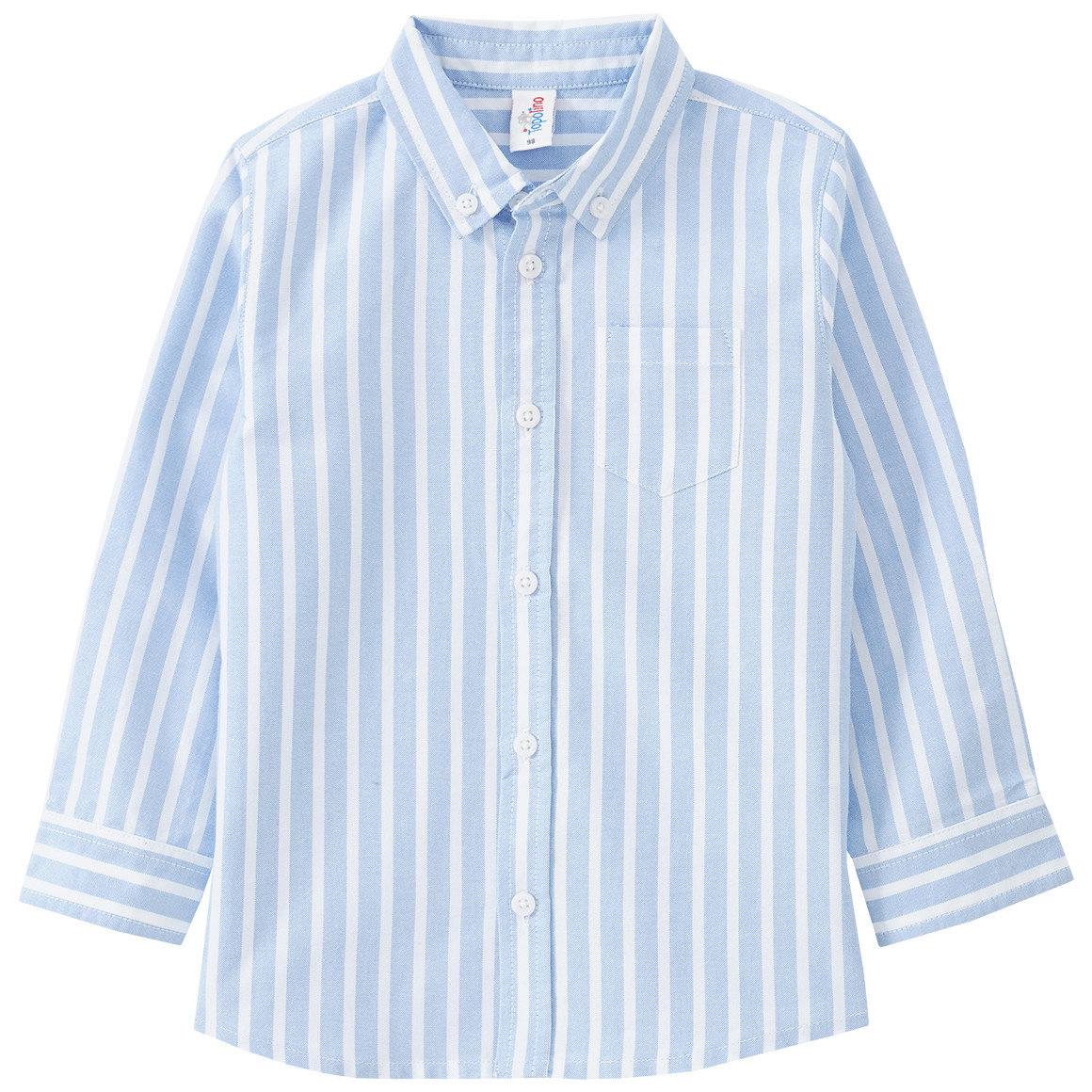 Topolino Jungen Hemd mit Streifen hellblau / weiss