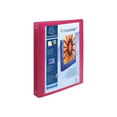 Exacompta Kreacover Chromaline - Classeur à anneaux personnalisable - Dos 40 mm - A4 Maxi - pour 225 feuilles - disponible dans différentes couleurs