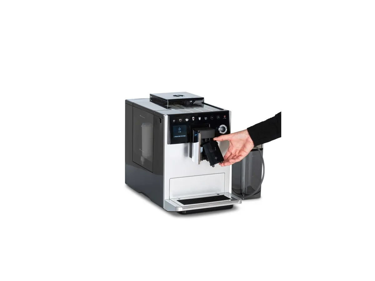 Melitta F63/0-201, Espressomaskine, 1,8 L, Kaffebønner, Indbygget kværn, 1400 W, Sølv