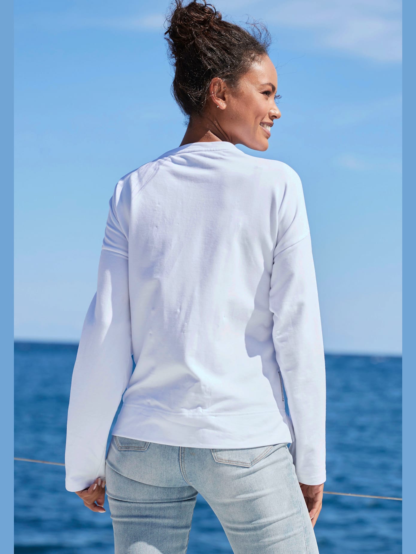 Sweat-shirt encolure ronde