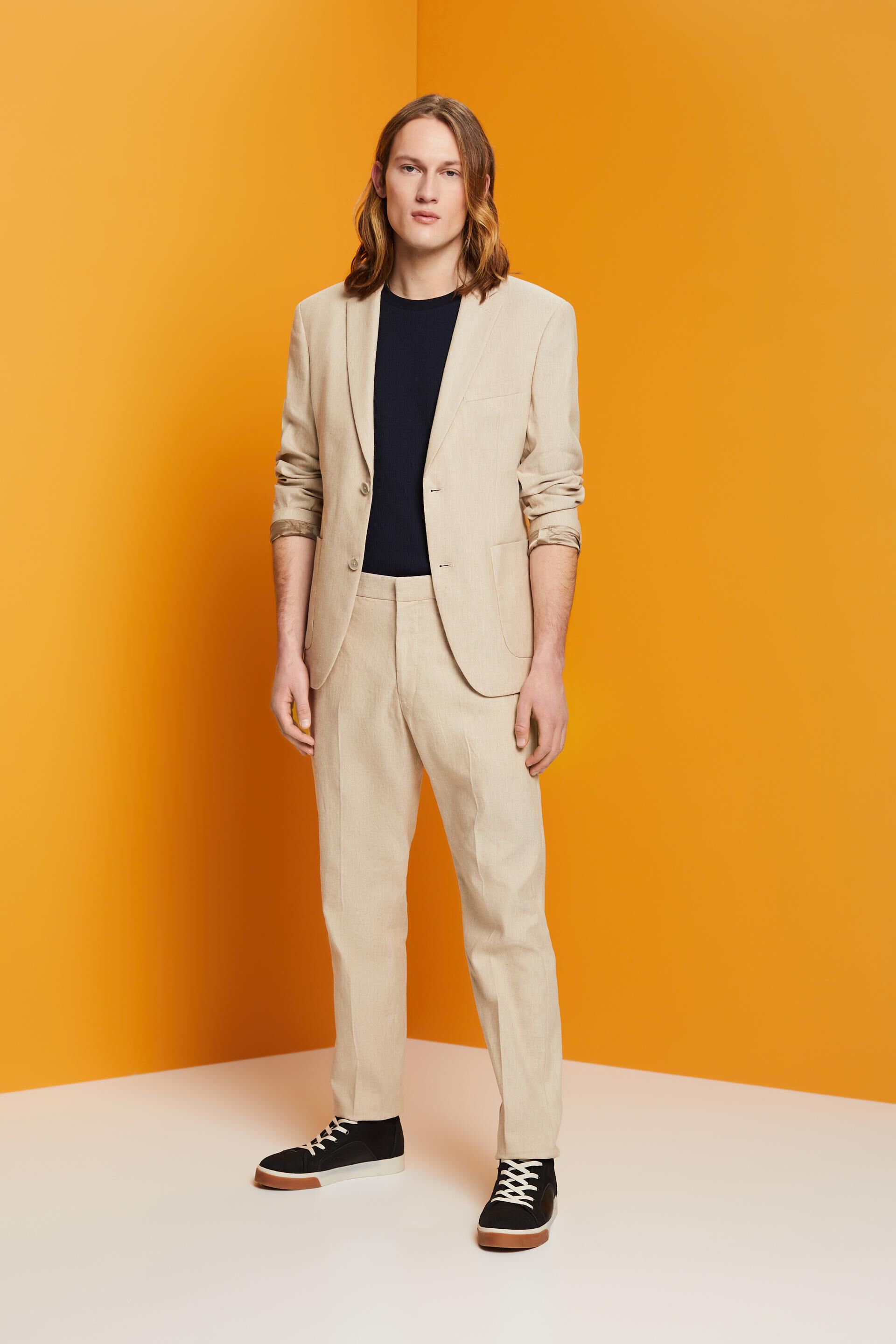 Blazer de coupe Slim Fit à boutonnage droit