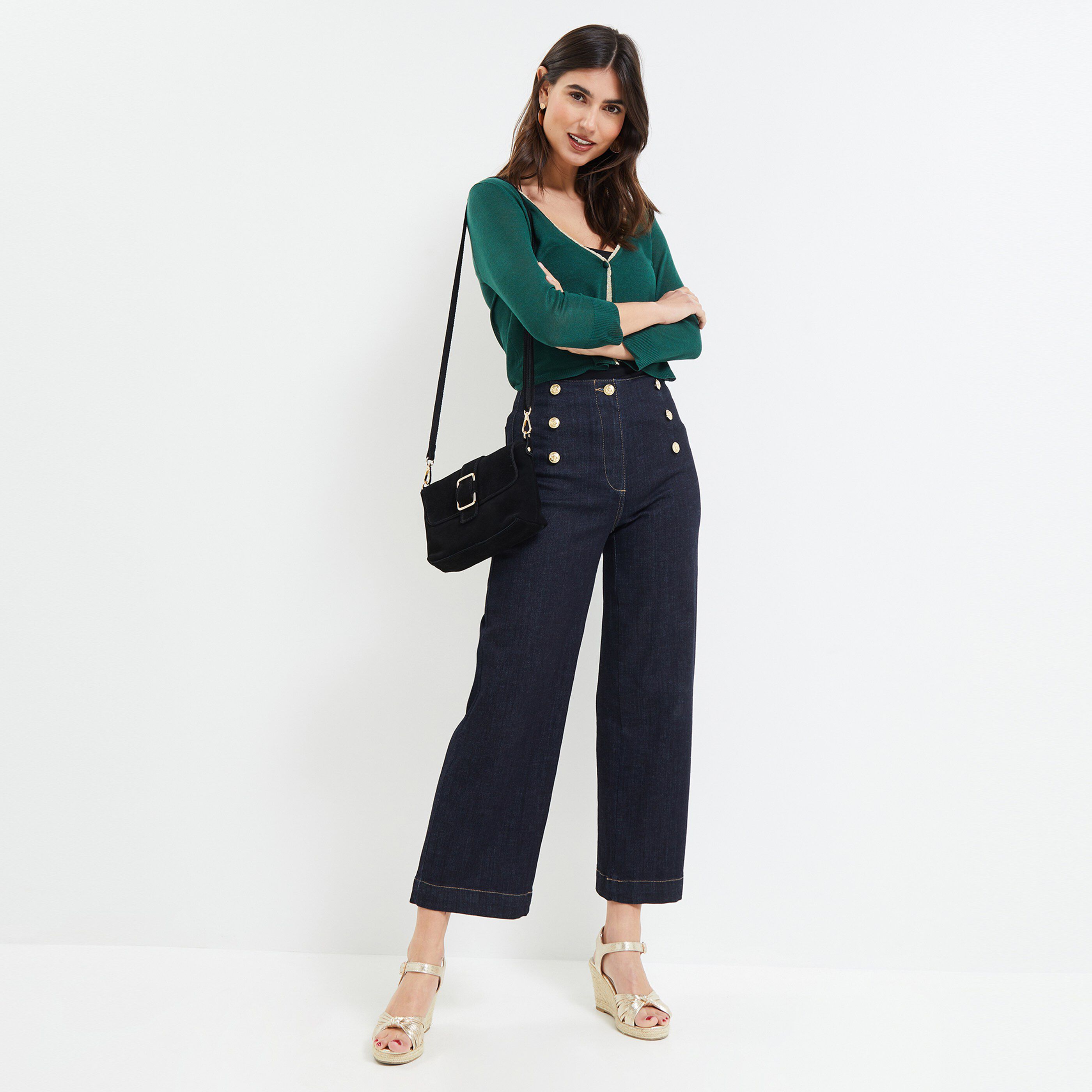 Gilet court femme - VERT