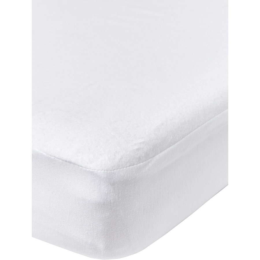 Meyco Molton Spannbettlaken wasserdicht 60 x 120 cm weiß