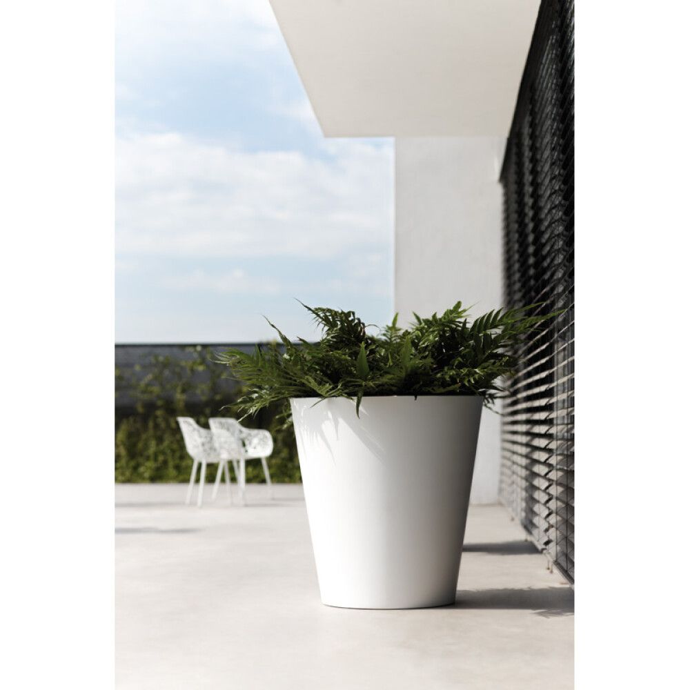 UTEPOTTE ELHO PURE STRAIGHT ROUND 68L 50CM HVIT