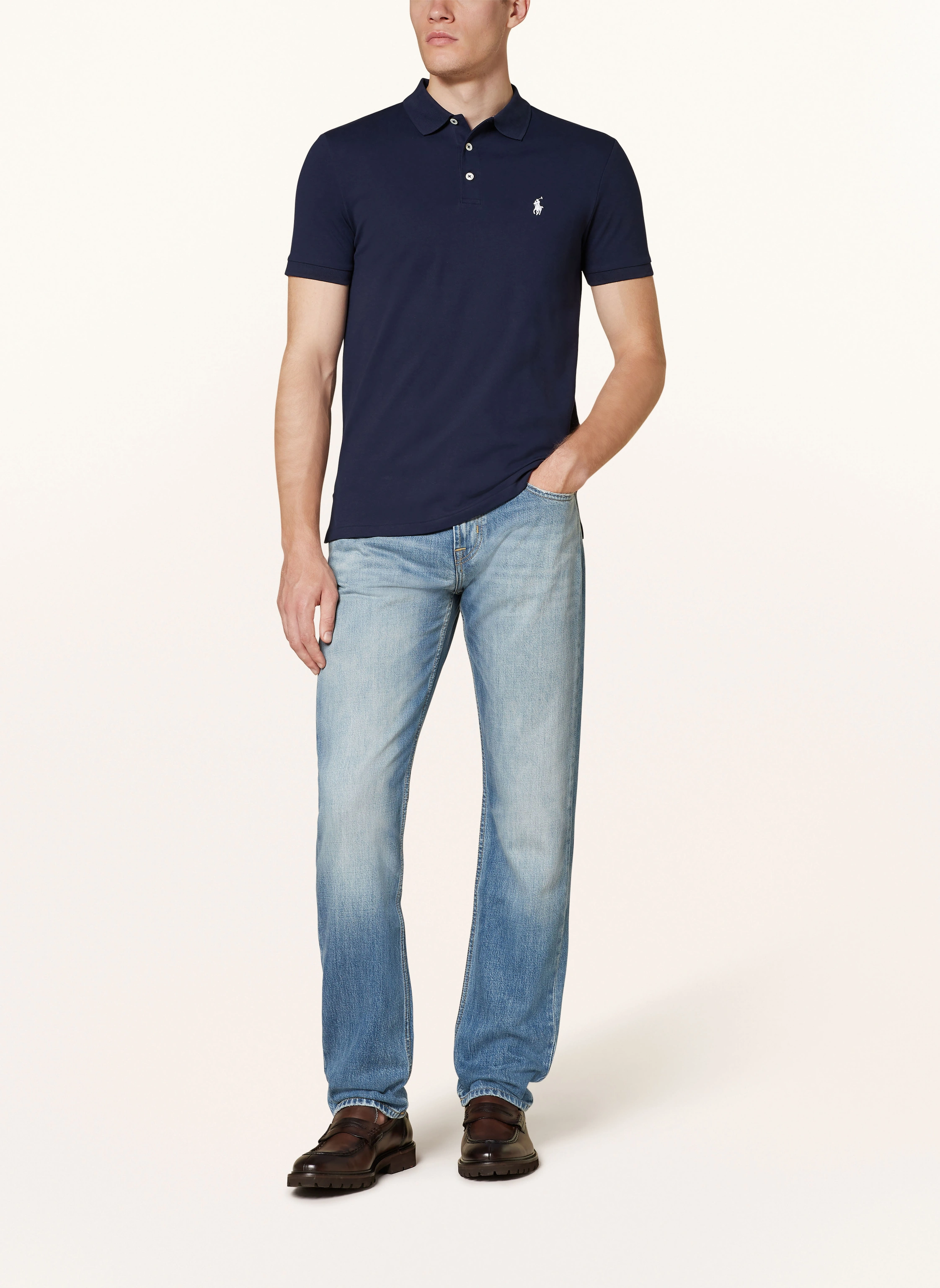 POLO RALPH LAUREN Piqué-Poloshirt Custom Slim Fit
