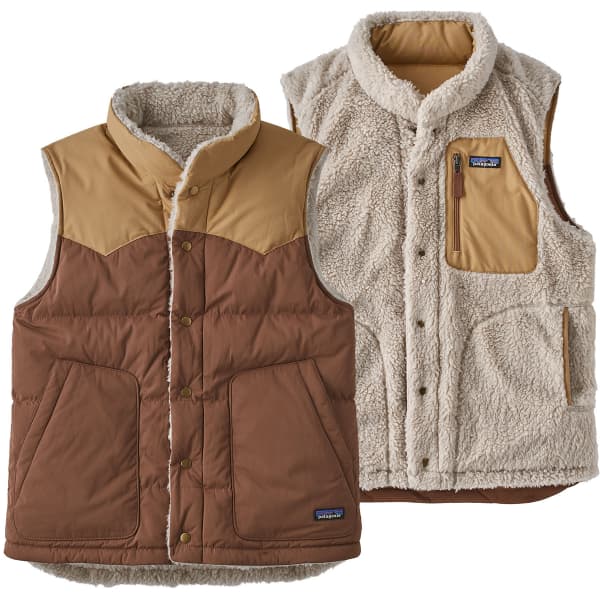 Veste PATAGONIA M'S REVERSIBLE BIVY DOWN VEST MOOSE BROWN