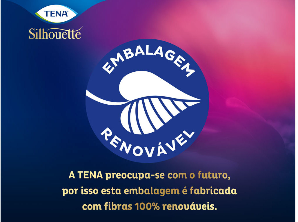 PENSOS INCONTINÊNCIA TENA SILHOUETTE PRETO NORMAL 26 UN