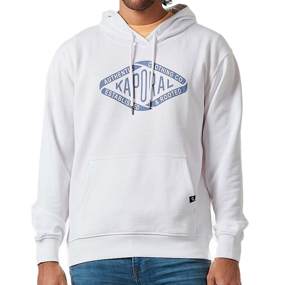 Kaporal Sweat à Capuche Blanc Garçon Kaporal BENNIE