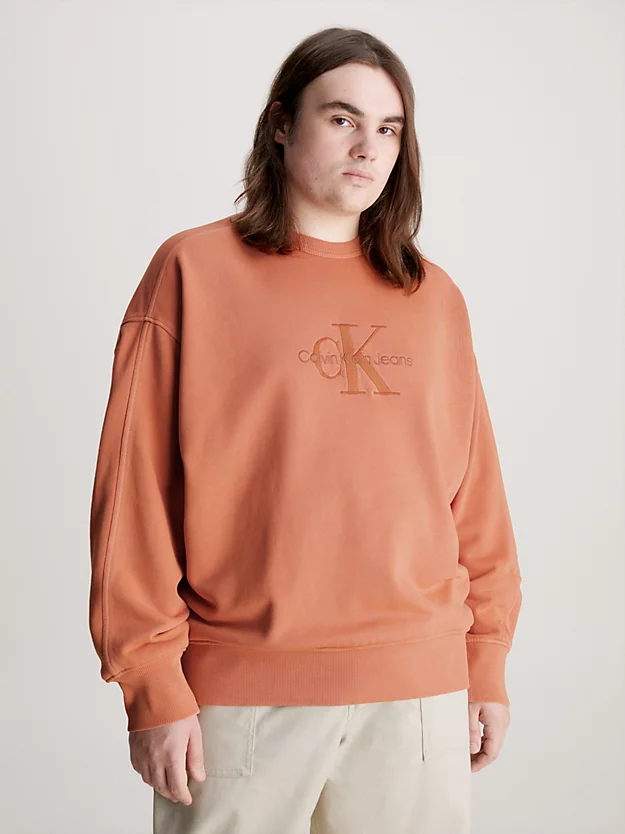 Moletom oversized com monograma