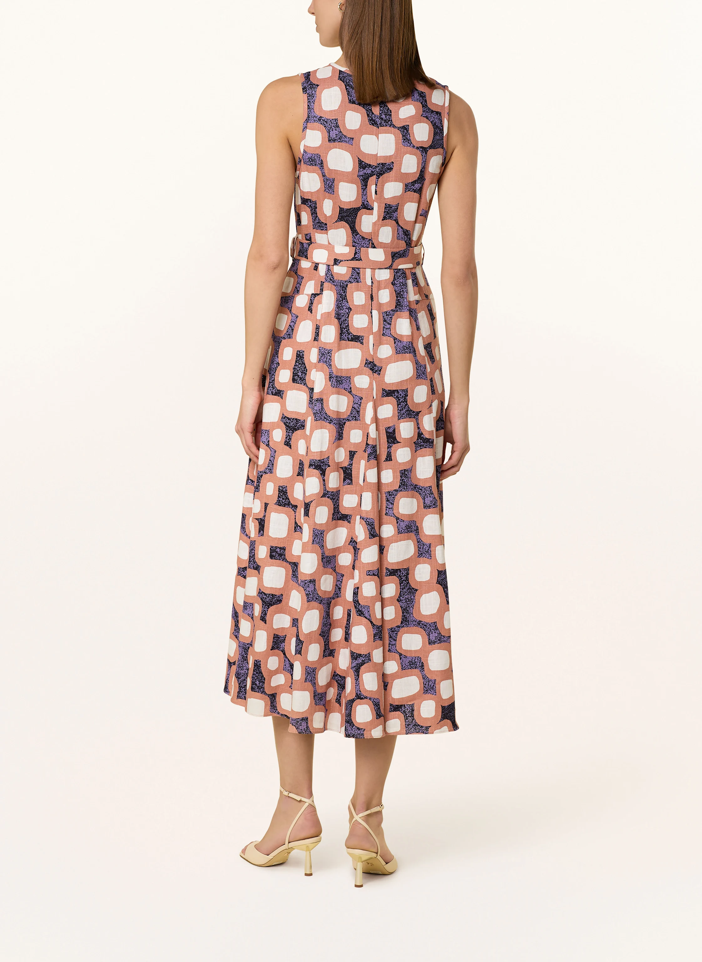 DIANE VON FURSTENBERG Kleid ELLIOT mit Leinen
