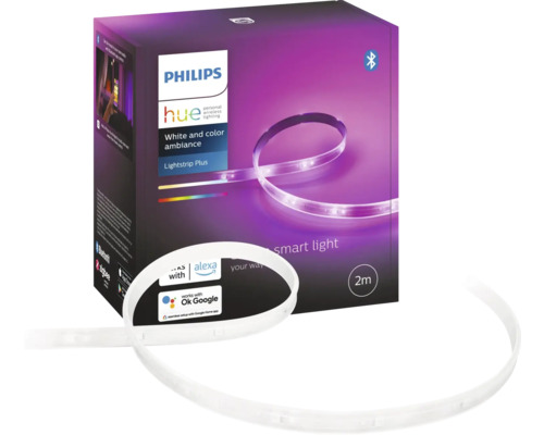 Philips hue LED-strip Lightstrip Plus Basic RGBW 20W 1600 lm 2 m - Compatibel met alle SMART HOME van hornbach