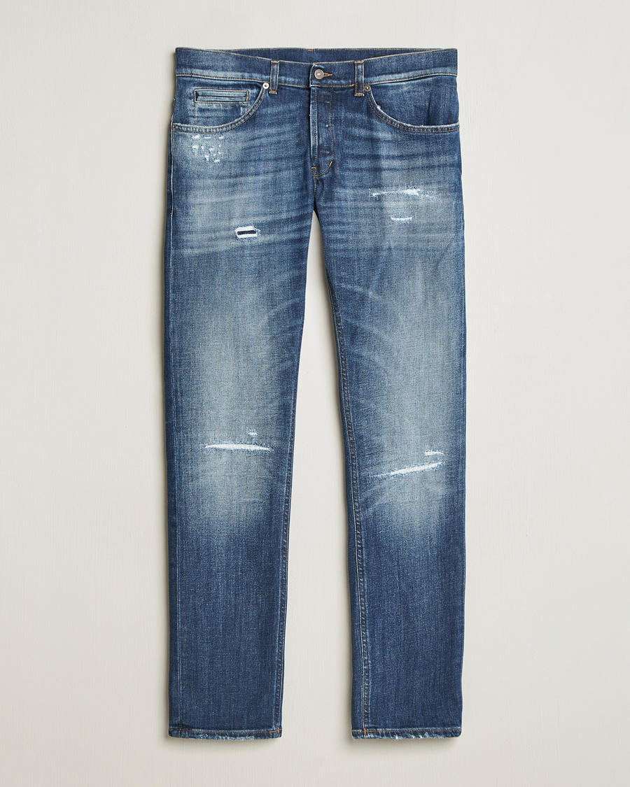 Dondup George Distressed Jeans Dark Blue