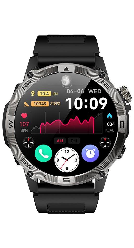 VALDUS Smartwatches VG40 PRO Schwarz