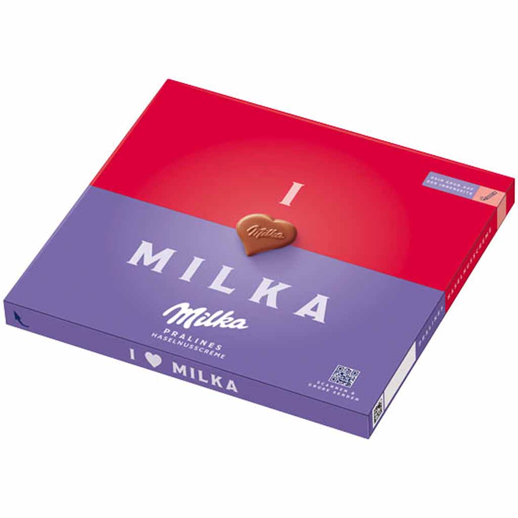 Milka Pralinés Haselnusscreme I love Milka 110g MHD:18.9.25