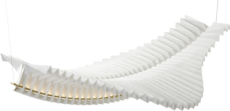Frandsen Sora Pendant EU Solid brass/white