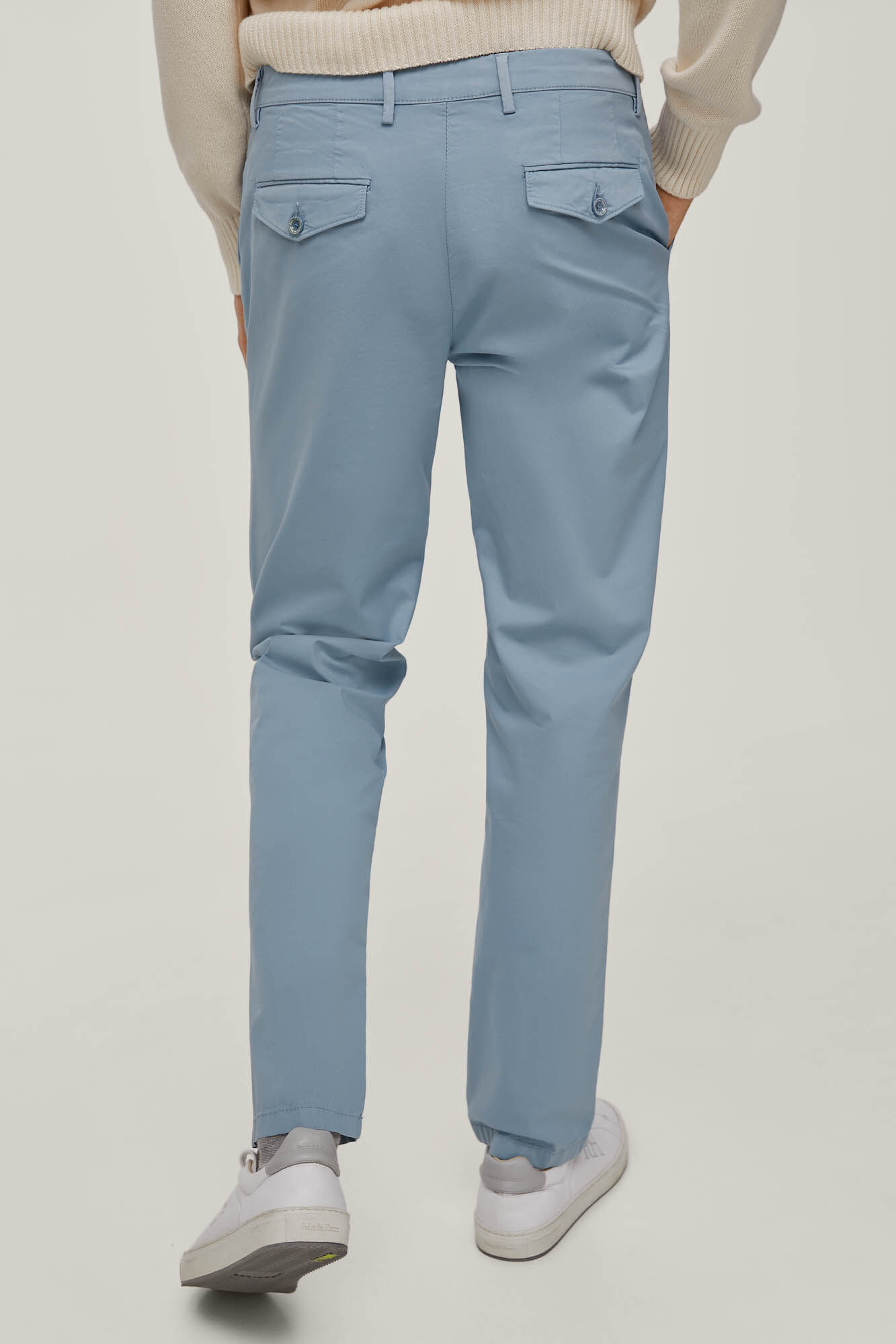 Calças chino Premium Flex Lightweight Regular - Azul