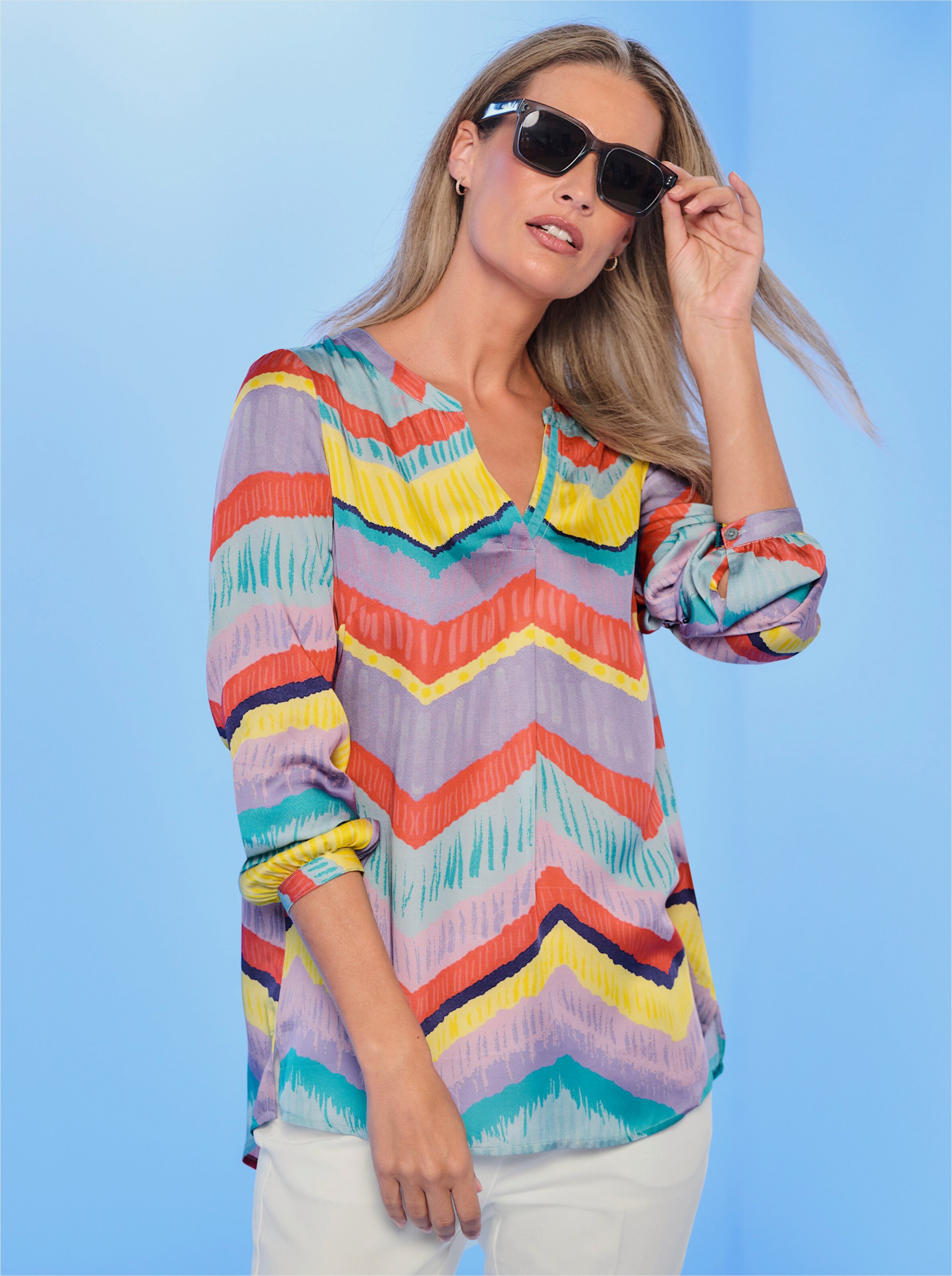 Druckbluse