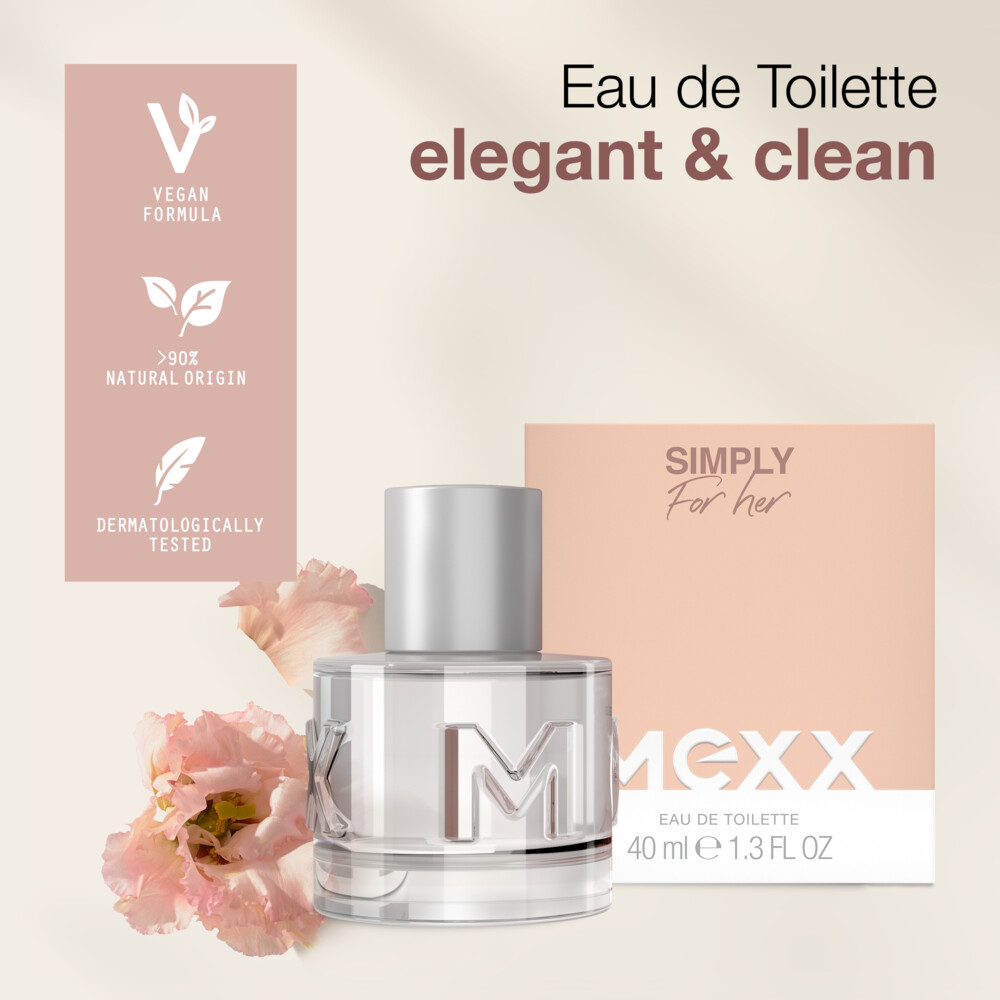 Mexx Simply Woman Eau de Toilette Spray40 ml