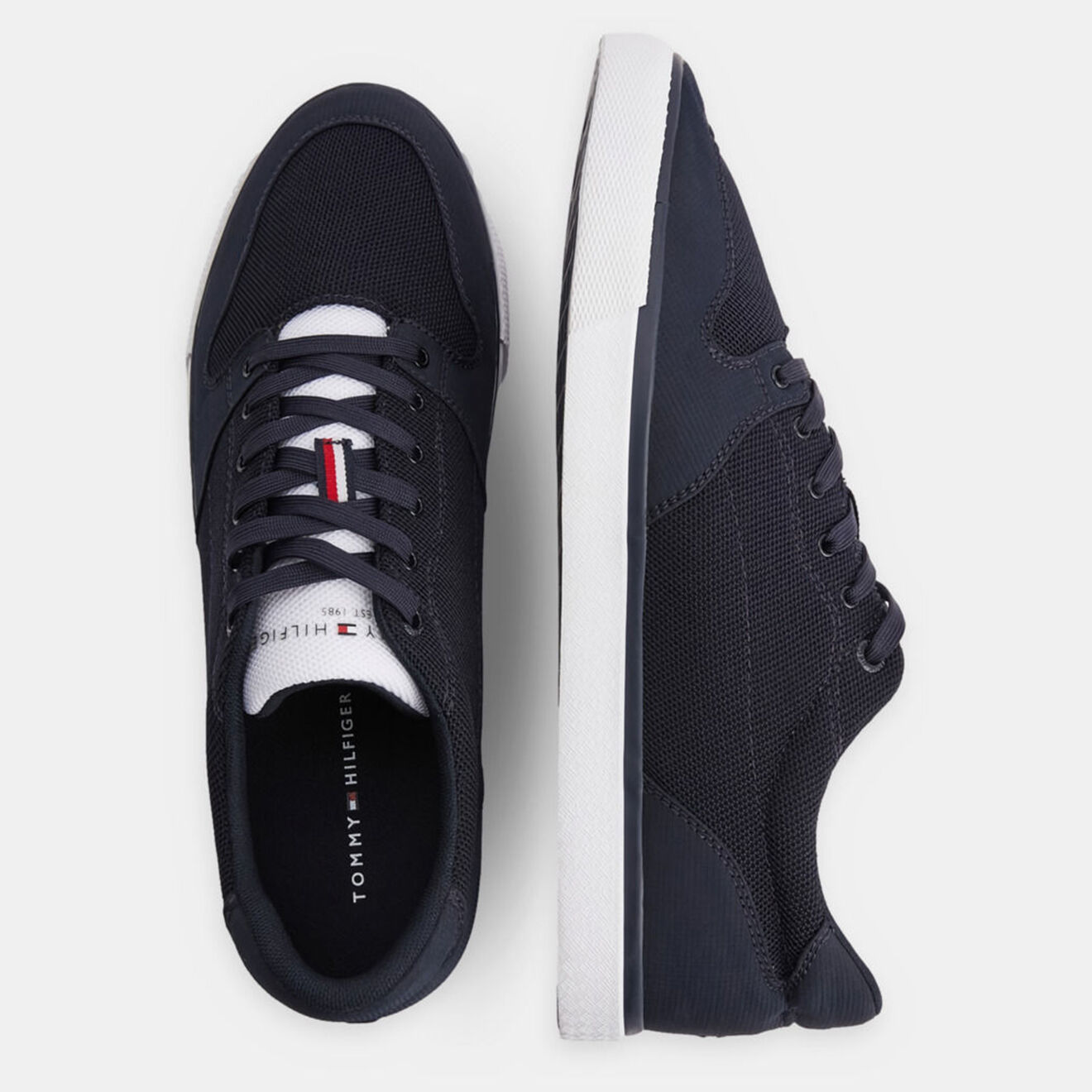 Tommy Hilfiger Baskets Core Mix Mesh Vulc bleu marine