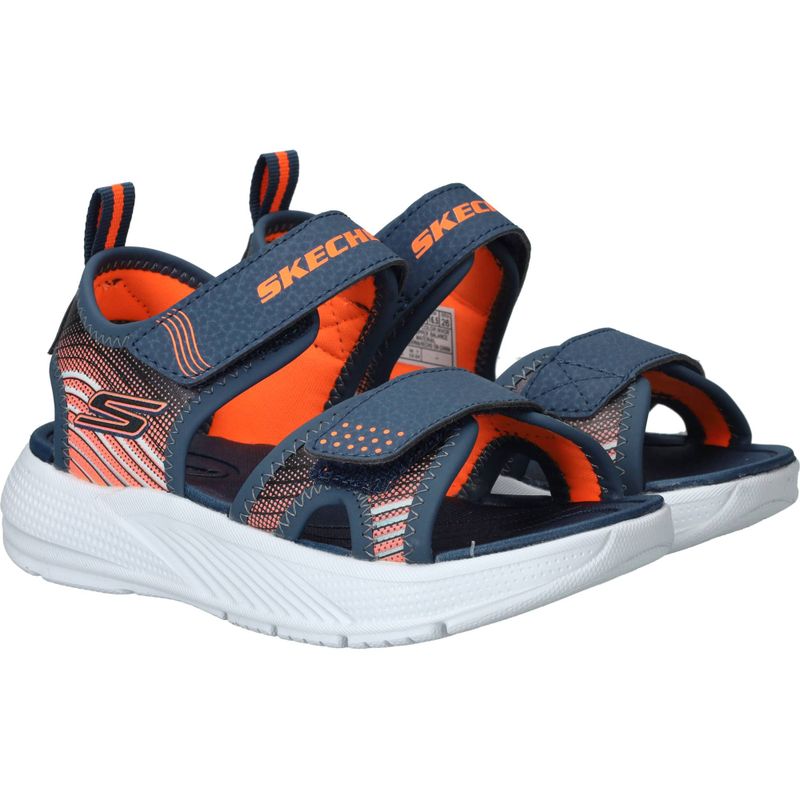 Skechers Microspeck-Splash Sandalen Blauw Jongens