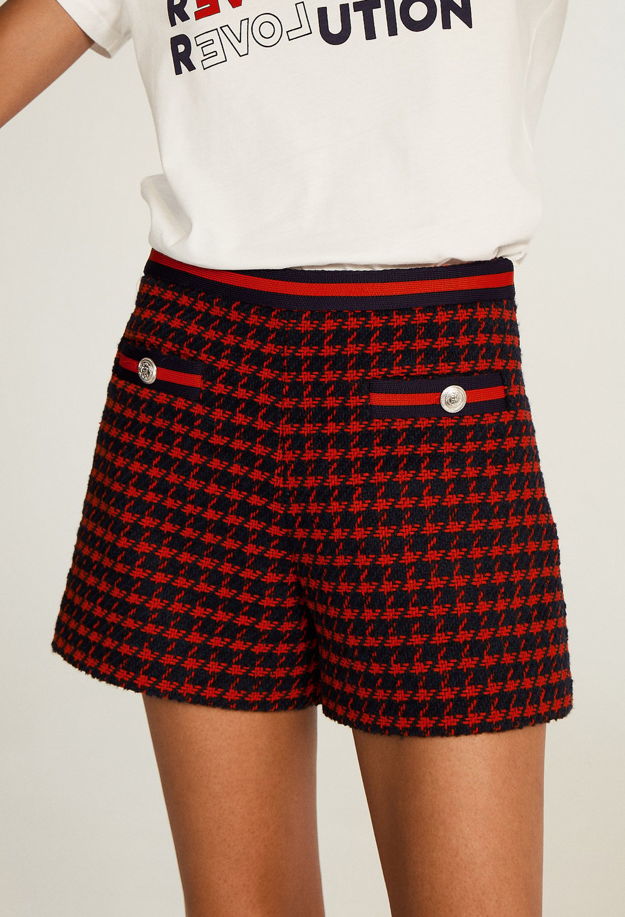 Short en tweed