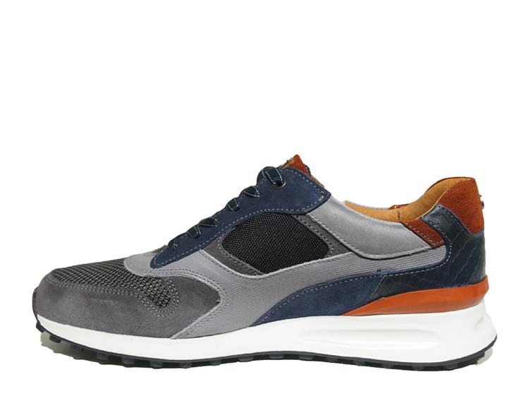 Australian Footwear Osaka leather grey combi