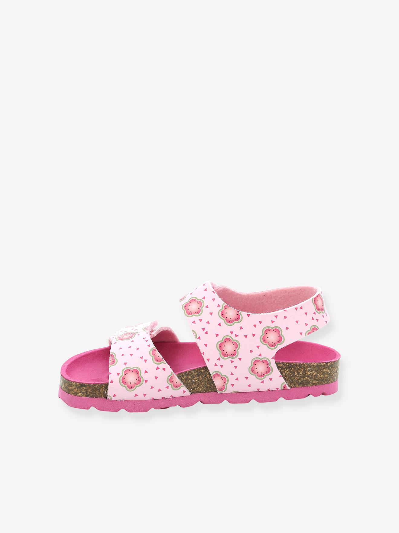 Sandálias Summerkro Summerkick KICKERS® com estampa rosa claro