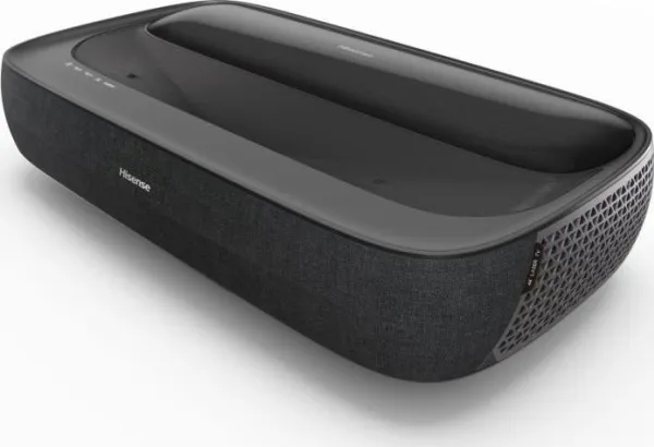 Hisense Laser TV 100L9HD - DLP-projektor - laser - 3000 lumen - 3840 x 2160 - 16:9 - 4K - ultrakort kast objektiv - Wi-Fi / Bluetooth / LAN - sort, mørkegrå - med 100