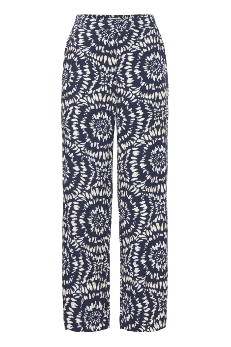 Ichi blauwe dames broek