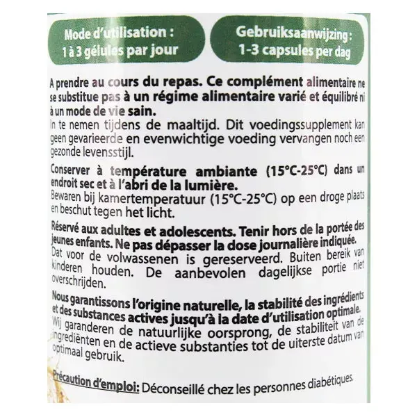 Vit'all+ Ginseng Panax Orgânico 500mg 60 Cápsulas Vegetais