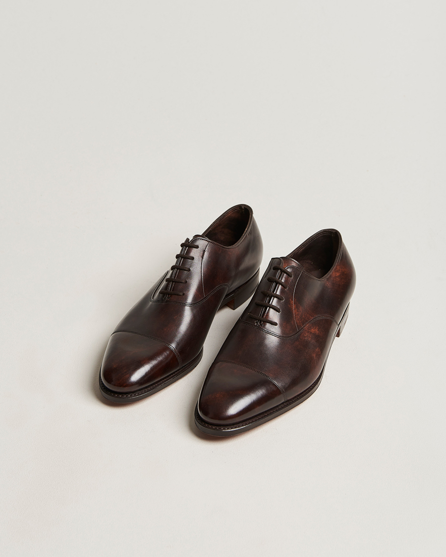 John Lobb City II Oxford Dark Brown Calf