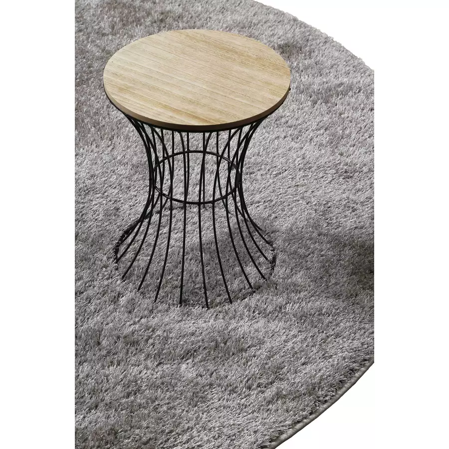Wecon home basics Hochflorteppich Fanny hellgrau