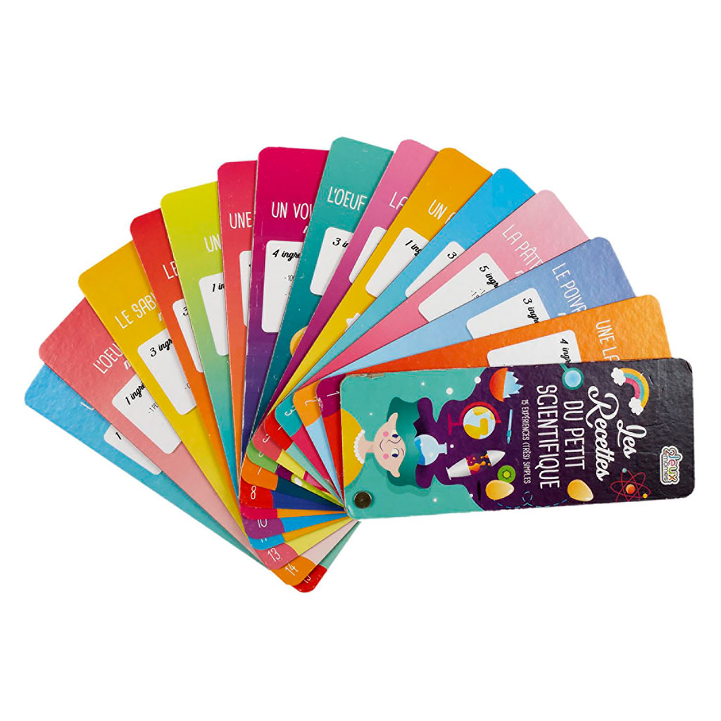 Cartes éducatives scientifique