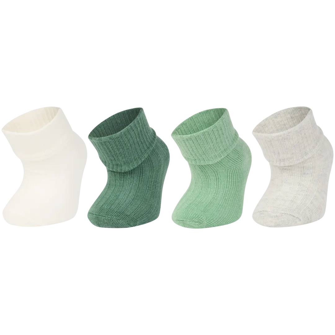 Hoodadoo babysokken Maten 56 - 86 | 4 paar | diverse varianten
