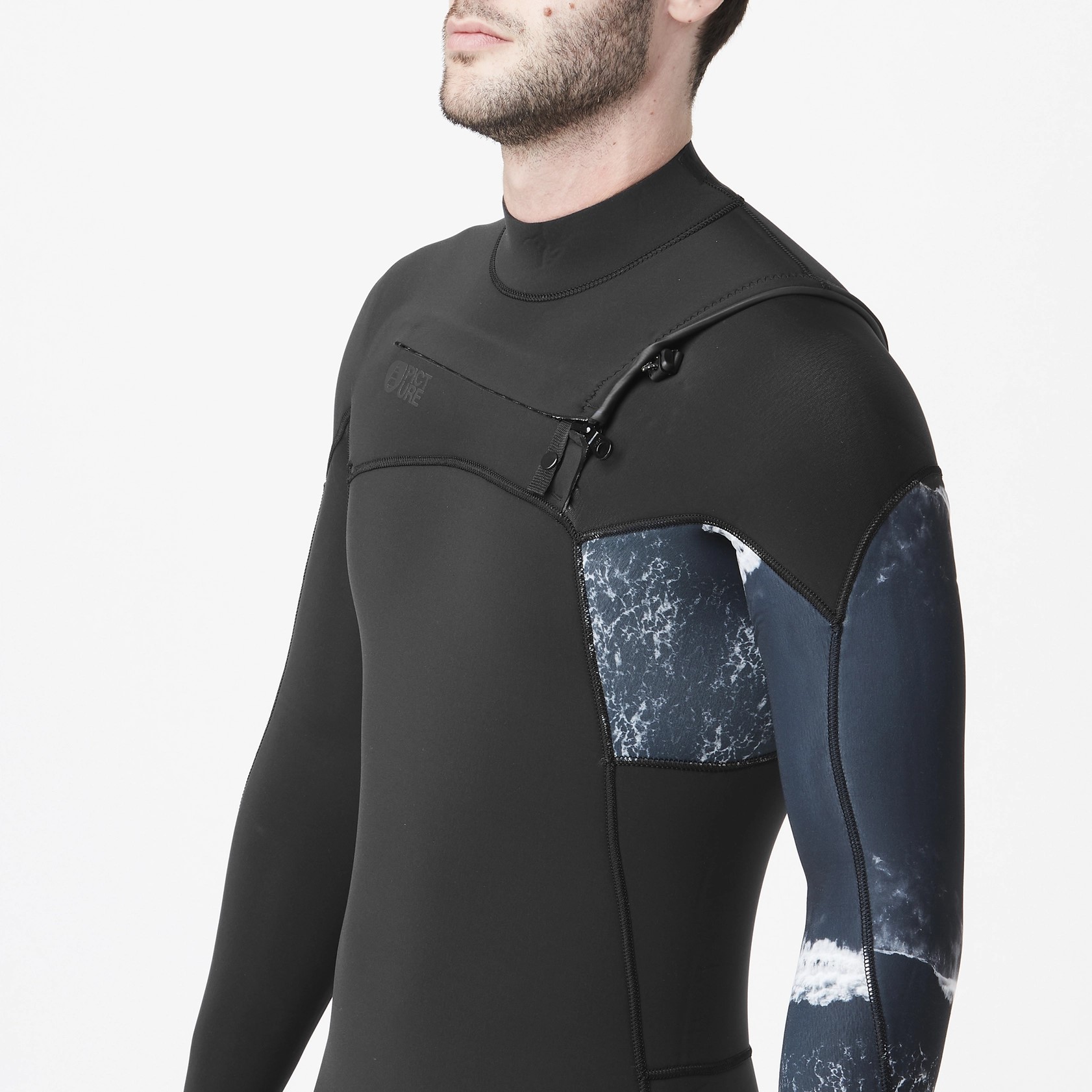 Picture EQUATION 4/3 FRONT ZIP Charcoal
