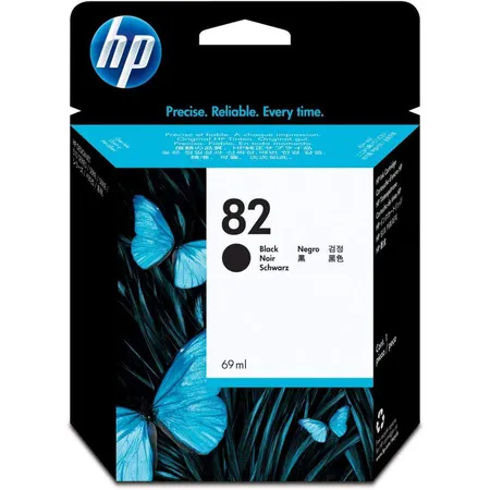 HP 82 DesignJet Druckerpatrone, 69 ml, schwarz