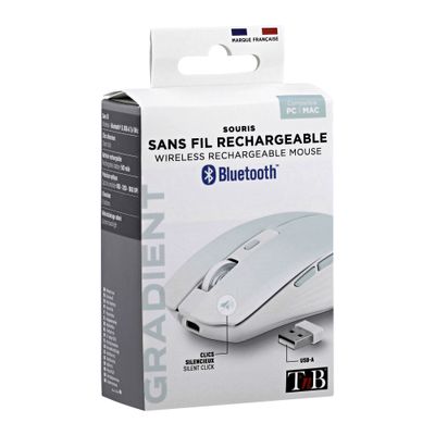 TNB Dual Connect Gradient - Souris sans fil - rechargeable - bleue